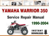 Yamaha 350 Warrior Wiring Diagram Yamaha Warrior atv Wiring Diagram Wiring Diagram Autovehicle